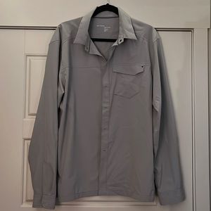 Arcteryx soft breathable button up shirt